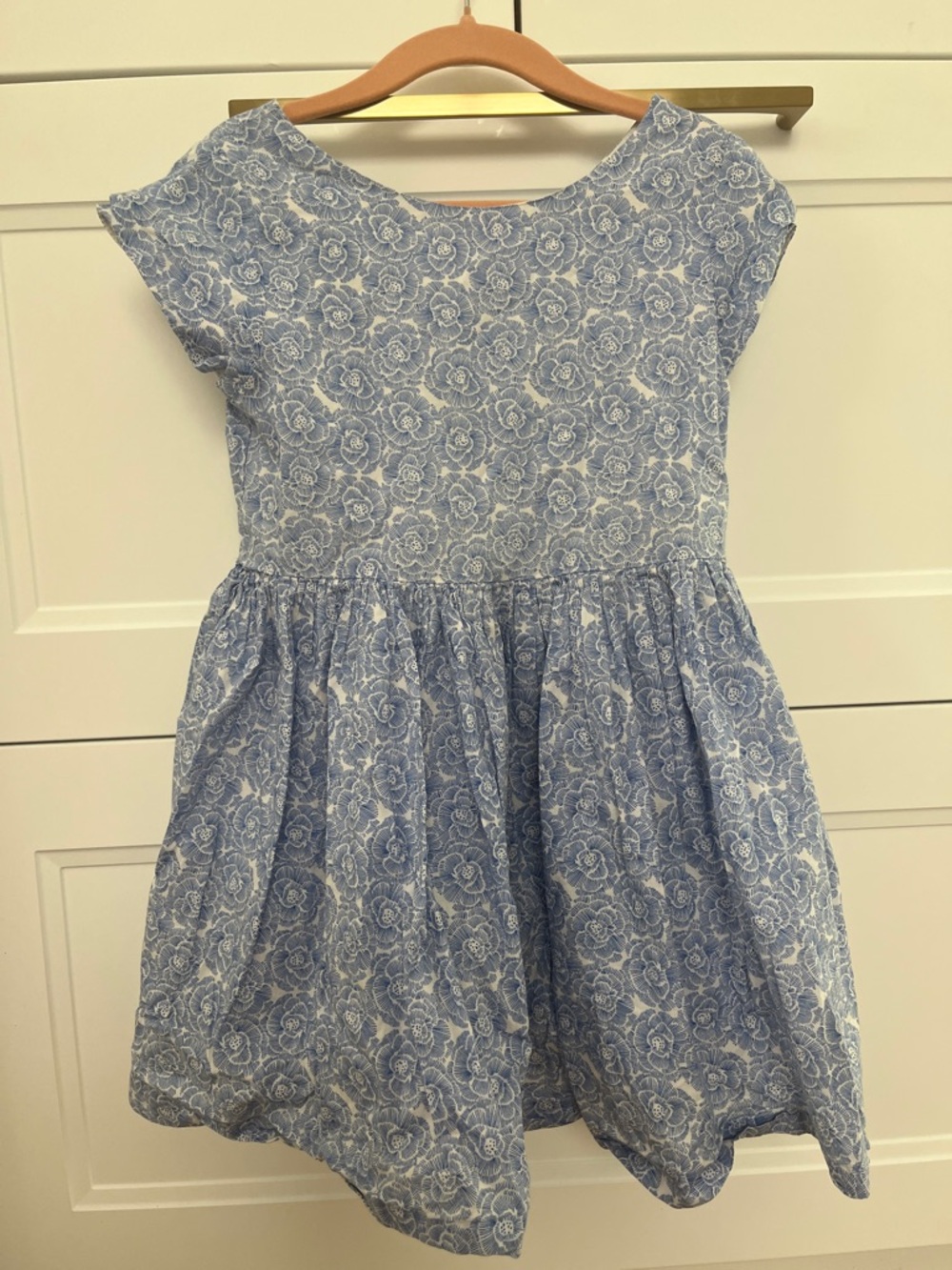 Jacadi Blue Floral Kids Dress